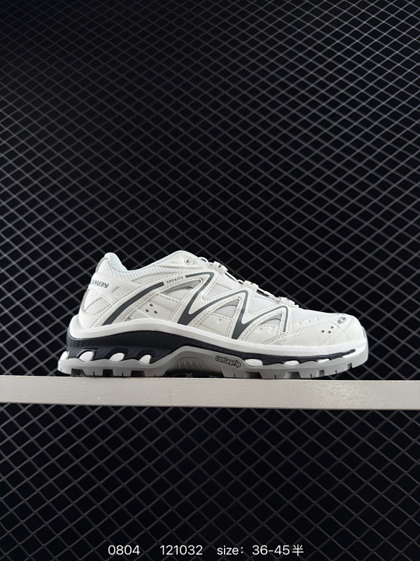 160 TC版 首发出货 Salomon XT-QUEST ADV 萨洛蒙户外越野跑鞋 鞋面采用SENSIFIT贴合技术 全方位贴合包裹脚型 鞋跟部鞋底牵引设计 提供强大的抓地性能 更适应野外崎岖不平