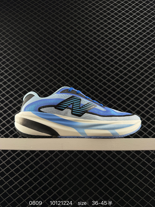 120 公司级✅New Balance NB Fresh Foam 轻量跑鞋 Evoz v2舒适耐磨低帮跑步鞋 实拍首发 受到Fresh Foam1080舒适骑行的启发 EVOZV2男士跑鞋将毛绒舒适