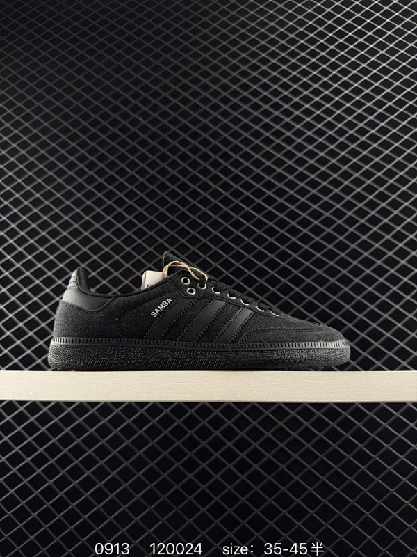 120 Adidas三叶草SAMBA OG  休闲板鞋 性价比天花板  该鞋款鞋面采用多种材料拼接 Superstar系列又备受众多滑板爱好者的青睐