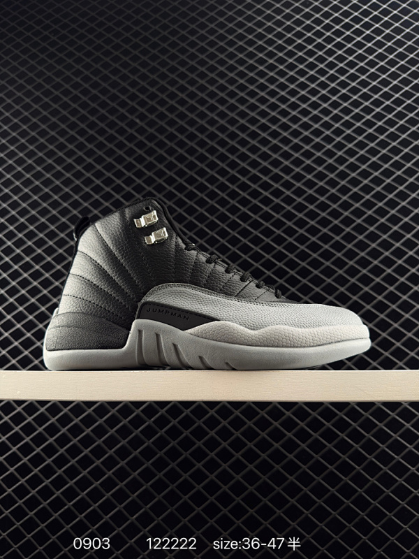 110 Air Jordan 12 Retro “Phantom” 高帮 AJ12 乔丹12代 aj12 乔12 高邦 乔丹篮球鞋系列 货号：130690 070 编码：122222 Size：如图