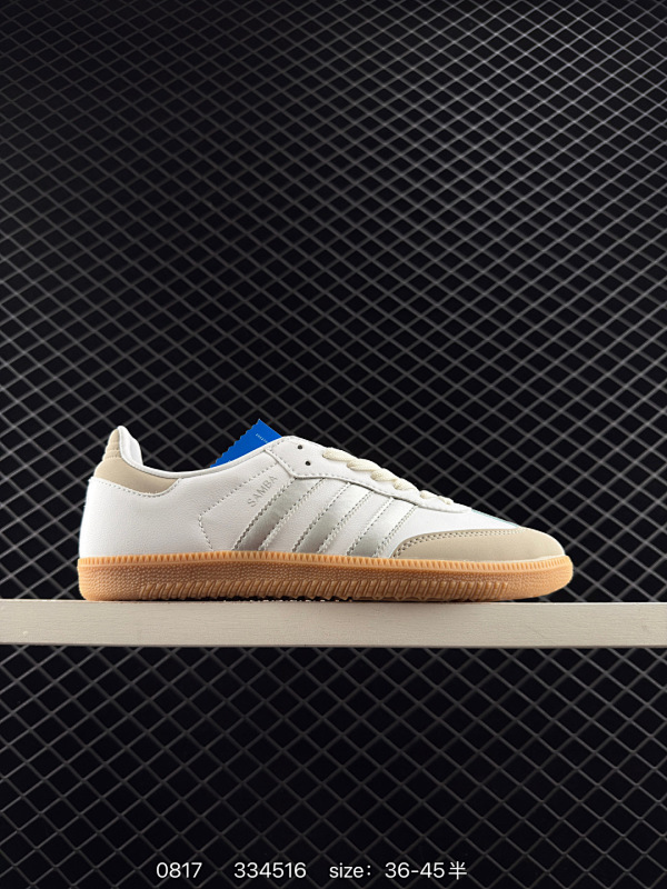 80 真标✅Adidas Originals Samba 阿迪达斯 桑巴舞系列绅士德训足球风百搭休闲运动板鞋 贷号:JL2725 尺码:35.5 36 36.5 37 38 38.5 39 40 40