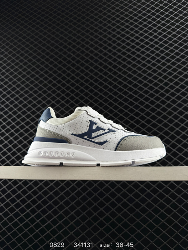 155 Louis Vuitton  Classic LV路易威登板鞋 小白鞋系列  舒适轻泡大底和百搭性霸屏整个时尚娱乐圈  细节调整完美主义 鞋面采用进口头层小牛皮 独家开模轻泡大底 侧边采用3D