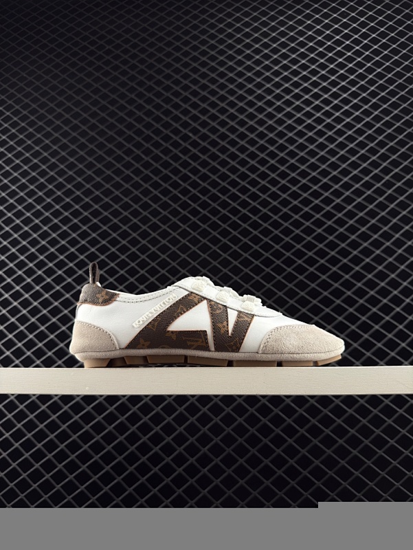 170 公司级✅LOUIS VUITTON Sneakerina 明星同款德训鞋 羊皮革圆头系带 芭蕾风 低帮 生活休闲鞋 女款 ‌ LOUIS VUITTON Sneakerina 德训鞋‌是一款结