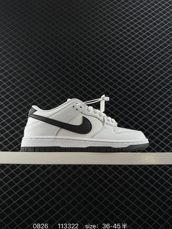 110 ✅耐克Nike SB Dunk Low Pro”Orange Label White“扣篮系列低帮经典百搭休闲运动板鞋“黑白橙标”采用皮鞋面材质#内置Sole气垫装置#正确双层EVA发泡缓震中