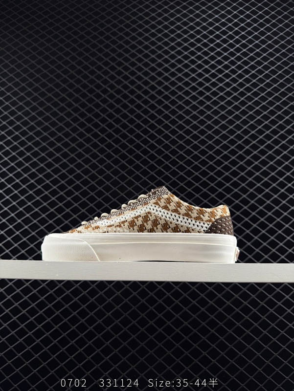120 Vans OTW Old Skool 36 男女低帮复古针织网面棋盘格透气滑板鞋 尺码：35 36 36.5 37 38 38.5 39 40 40.5 41 42 42.5 43 44 编码