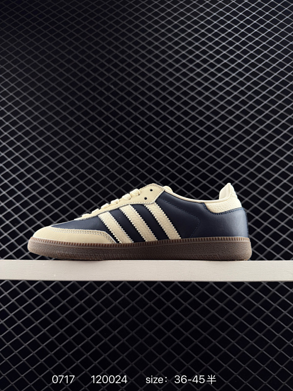 120 阿迪达斯三叶草Adidas Originals Samba OG 桑巴舞系列绅士德训足球风百搭低帮休闲运动板鞋 货号:IG1968 尺码:36 36.5 37 38 38.5 39 40 40