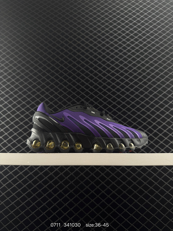 150 Nike Air Max DN8耐克2024全新气垫跑鞋 #全新鞋款在同侧采用了四个圆柱仓式的设计 不仅有防滑耐磨性功能 还搭配了周围一圈柔软的泡棉材质 提供全新的复合脚感八成还是泡棉脚感 官