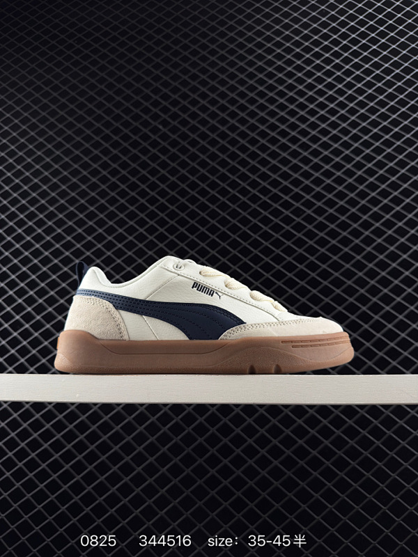80 PUMA/彪马 男女运动板鞋，原楦原纸版开发版型，采用环保皮革组合鞋面材质，外置耐磨橡胶大底❗️面包鞋太好看了！彪马Puma Park Lifestyle OG Sneaker 公园生活方式系列