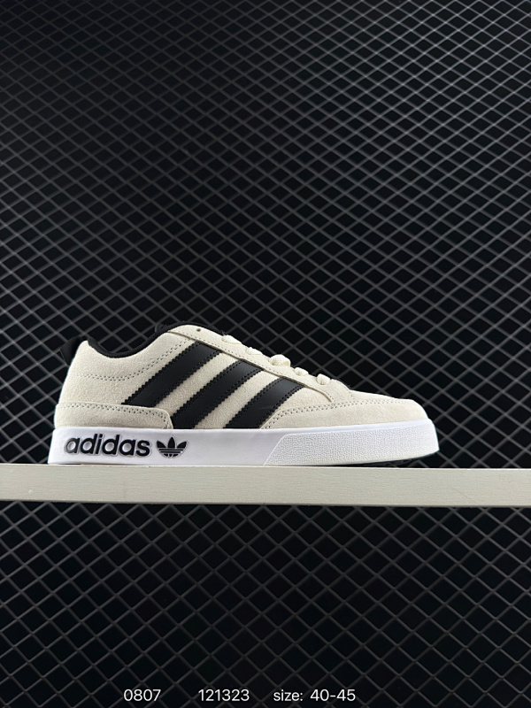 115 ✅Adidas BASKETBALL 织物合成革 舒适百搭薄底 平衡透气 低帮 板鞋 货号：668376 尺码:40-45 编码：121323  详情      ¥ 115