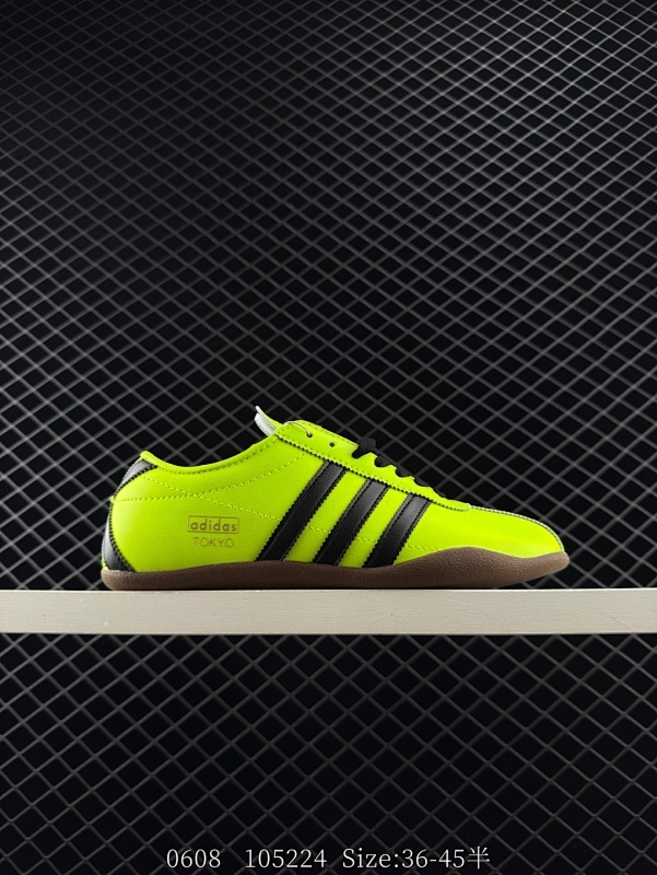 120 ✅adidas TOKYO W三叶草休闲防滑耐磨低帮板鞋 鞋头出色设计 塑就出众贴合感 稳固的后跟贴合足部曲线设计 软弹舒适 不易磨脚 橡胶鞋底配合防滑纹路设计 平稳抓地 官方货号：JQ215