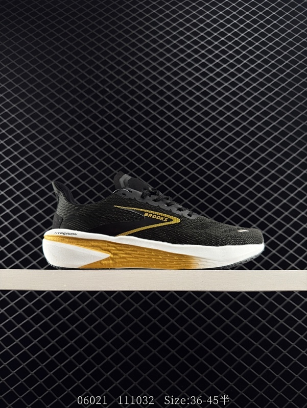 160 Brooks 布鲁克斯 Hyperion 2 超弹轻盈跑步鞋 低帮透气缓震支撑休闲运动慢跑鞋采用改进工程空气网眼组合热熔工艺鞋面材质搭载DNA LOFT V2密度泡棉缓震系统中底外置防滑耐磨橡