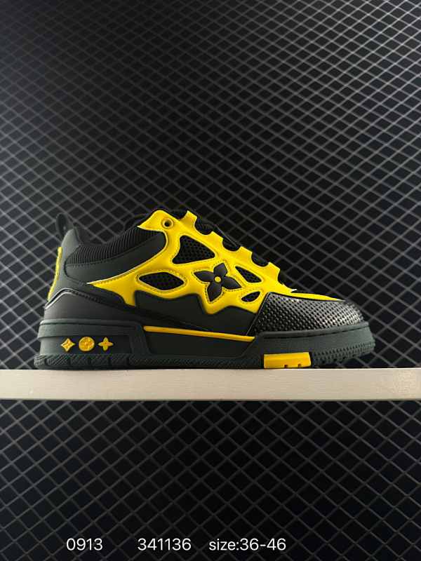 180 ✅全新LV 钻石路易威登Louis Vuitton Trainer Sneaker Low休闲运动文化百搭板鞋 ！  编码：341136  Size:36-46  详情          ¥