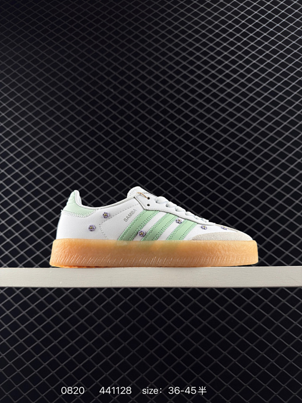 140  阿迪达斯Adidas WB Samba WB日产系列生胶经典复古低帮休闲运动板鞋 货号：JS3954  码数：36 37 38 39 40 41 42 43 44 45 编号：441128