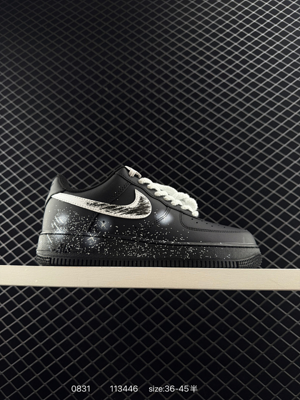 230  官方爆款定制 二次元主题 Nike Air Force 1 Low’07 繁星似点 空军一号低帮休闲板鞋 定制皮料  定制鞋盒 原楦原纸板 纯正空军版型 内置全掌气垫 货号：ZH0316-0