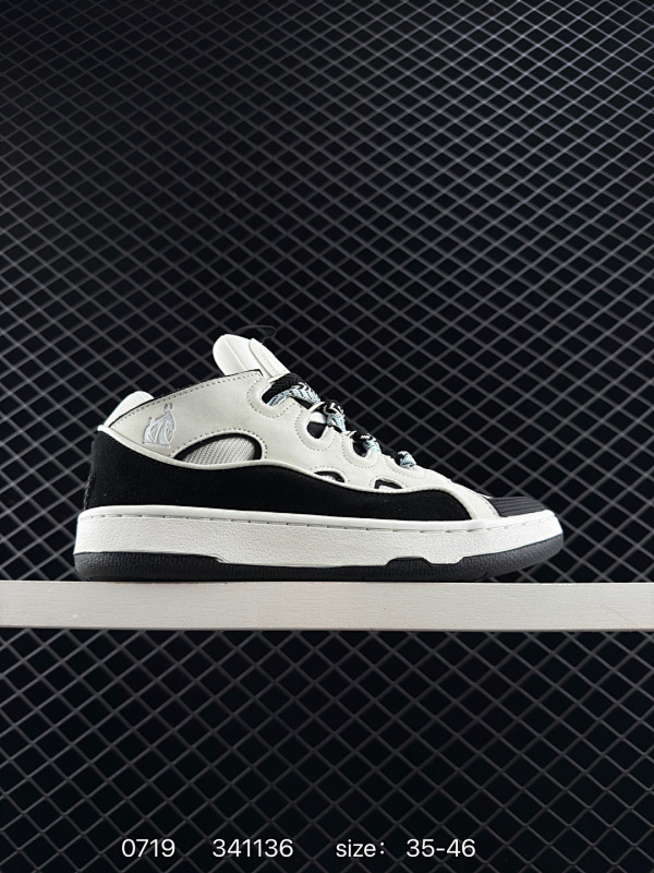 180 采用特殊透气牛津布面与牛剖移膜皮革饰片 底层双隔色耐磨橡胶大底❗特拉维斯·斯科特Travis Scott同款,全球知名潮流品牌Gallery Department联乘法国奢侈品牌·浪凡LANV