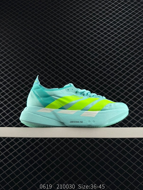 150 【公司级】阿迪达斯 Adidas Adizero Adios Pro 4 舒适防滑耐磨 低帮 休闲跑步鞋 男女款厚度增高老爹鞋 金属银  2025年，adidas推出了adidas ADISP