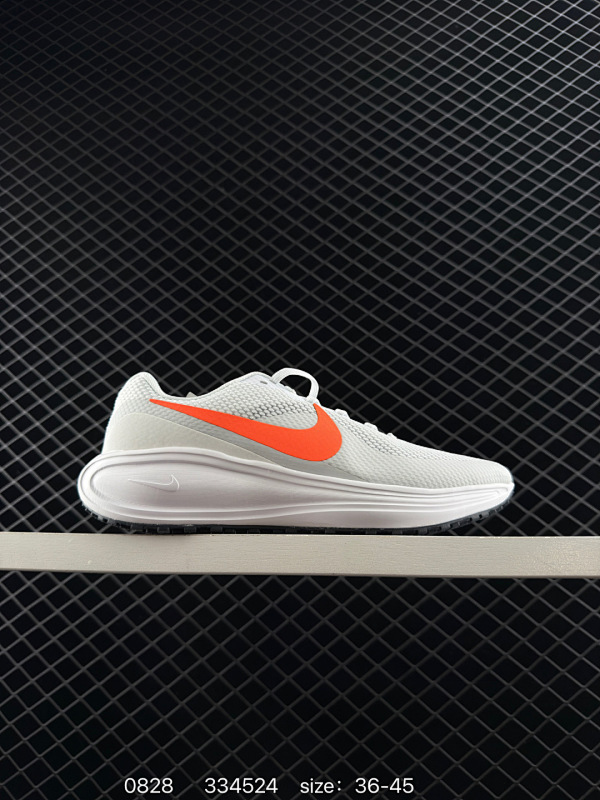 120 Nike REVOLUTION 8 耐克 透气 低帮 跑步鞋 兼顾迅疾外观和稳固脚感后跟覆面和中足动态支撑巧妙融合 缔造稳定顺畅的迈步体验 货号:HJ8485-100 尺码:看图所示 ID:3