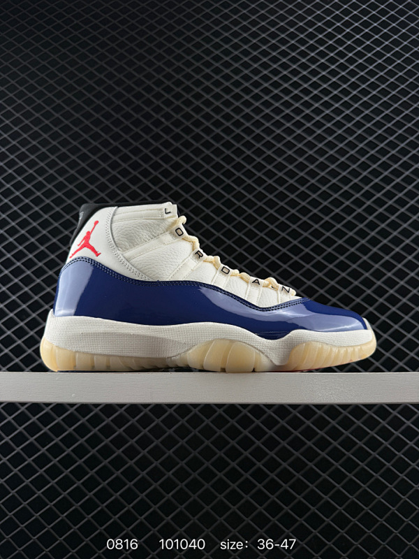 200 Air Jordan 11 Retro AJ11乔11 高帮文化篮球鞋 IH0296-400老牌外贸大厂出品 性价比外贸专供版 纯正版型 真碳板加持 品质如图所示 精密中底拉帮 鞋面电脑针车