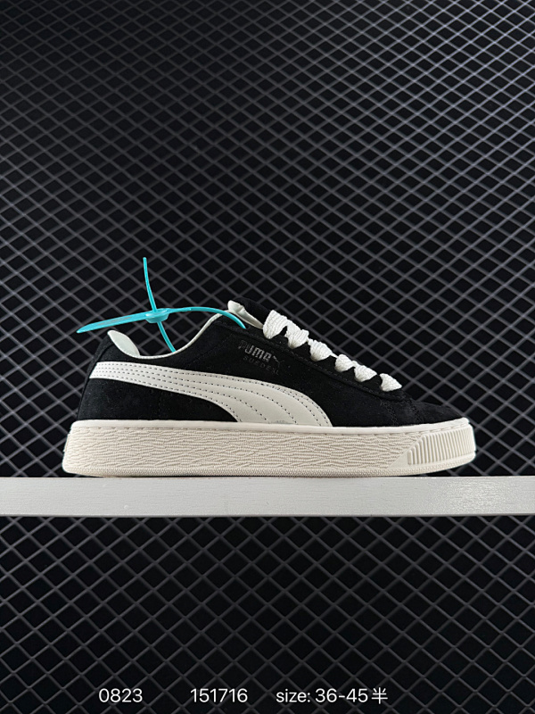 80 彪马PUMA SUEDE SKATE 低帮复古轻便透气防滑减震休闲鞋 时尚女士板鞋潮运动鞋  类型：女鞋 尺码:   36-45半 货号：395205 编码：151716 全文  详情