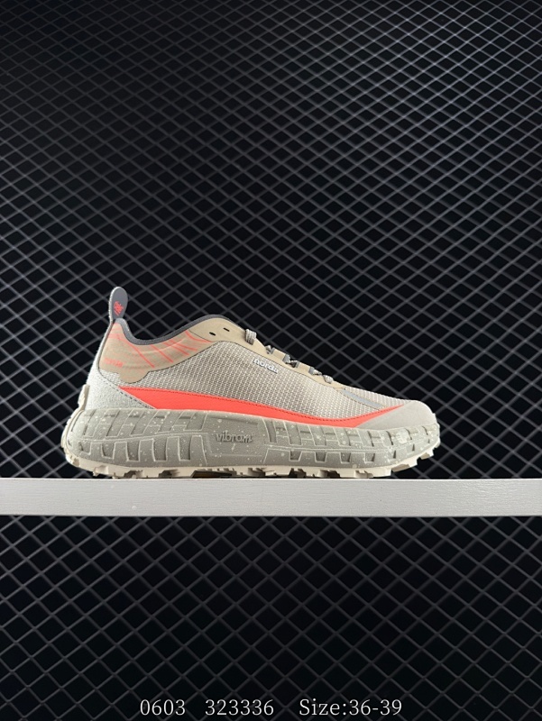 180 NORDA 001 厚底系带耐磨 低帮 户外 越野登山功能鞋 舒适鞋面 具有很好的延展性 时尚质感鞋面 系带闭合方式 后跟采用柔软材质舒适贴合脚踝 货号：norda 001 M 尺码：36-3