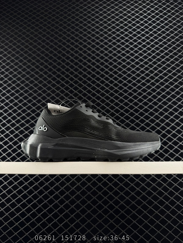 140 ✅Alo ALO RUNNER Yoga Recovery Mode 百搭轻便 防滑减震低帮板鞋 lD:151728 Size:36～45