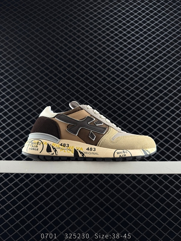 150 公司级✅意大利高奢鞋履品牌·普瑞米亚达/Premiata Lander Trainers 兰诺系列米字低帮复古百搭休闲训练运动鞋 premiata是意大利品牌。PREMIATA依据国际高标准，