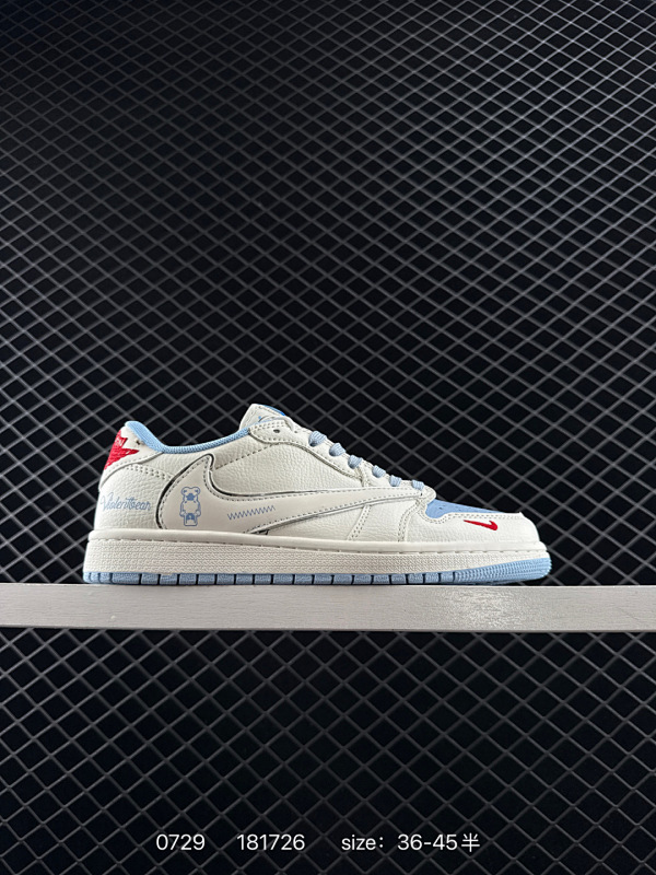 130 AJ1倒勾Travis Scott x Air Jordan 1 ” Reverse Mocha “ AJ1乔1 TS 闪电 联名倒钩 低帮文化篮球鞋 货号:DM6868。JW1188 尺码: