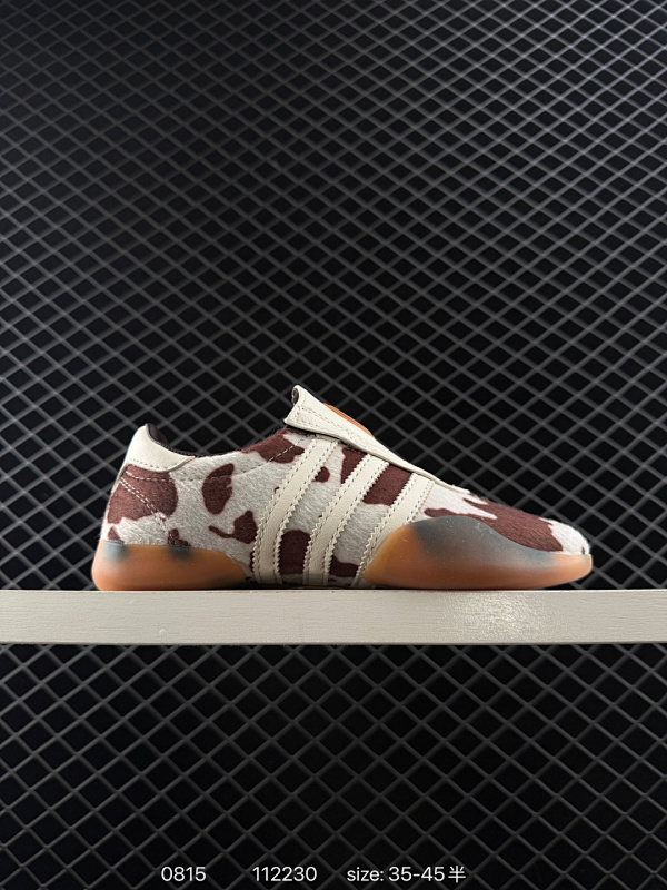 150 阿迪达斯三叶草TAEKWONDO MEI春季新款一脚蹬德训鞋 花纹跆拳道鞋，一脚蹬出潮流感！ 经典耐看，质感满满，穿出去不会撞款一脚蹬的设计穿脱方便，鞋底软软的，走路不累脚日常通勤逛街能驾驭比