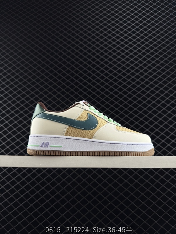 120 Nike Air Force 1 Low 07 米黄绿 原楦头原纸板 打造纯正低帮空军版型 专注外贸渠道 全掌内置蜂窝气垫  原盒配件 原厂中底钢印、拉帮完美  官方货号：IB5722 1