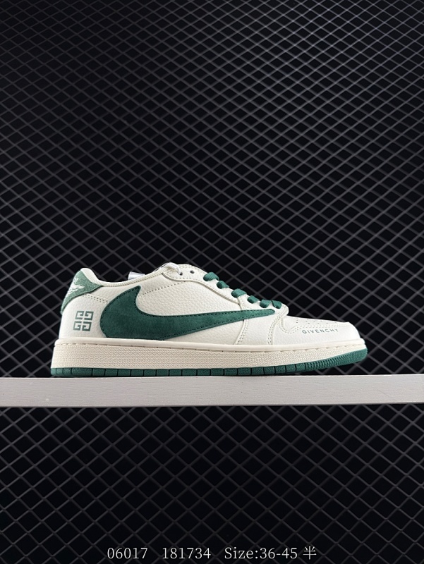 170 Jordan/乔丹 AJ1倒钩LV系列 男女鞋真标半码制，采用软质荔枝纹牛剖革鞋面材质，缜密拉帮中底布，鞋垫嵌EVA缓震物料及背胶，内置气垫及耐磨橡胶大底❗️当红嘻哈歌手特拉维斯·斯科特定制联