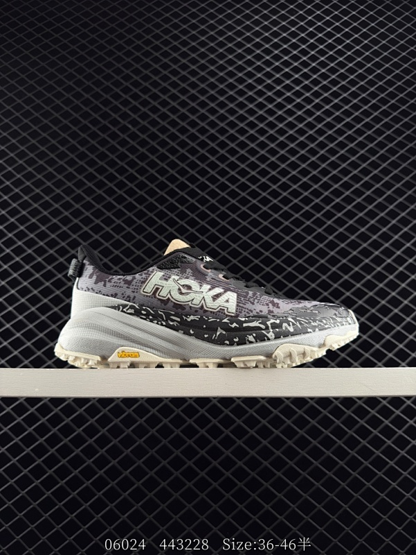140 公司级✅HOKA SPEEDGOAT 6 轻量低帮户外越野跑鞋 户外山脉越野轻量运动跑鞋 货号：1147811/SLTG 尺码：36 36.5 37.5 38 38.5 39 40 40.5