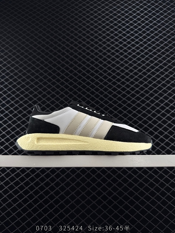 120 ✅阿迪达斯Adidas Retropy E5阿迪新款运动休闲爆米花跑鞋 三叶草 厚底 白深蓝 新款低帮经典运动鞋以70年代经典跑步鞋为灵感 新鲜演绎复古造型 搭载adidas Boost科技