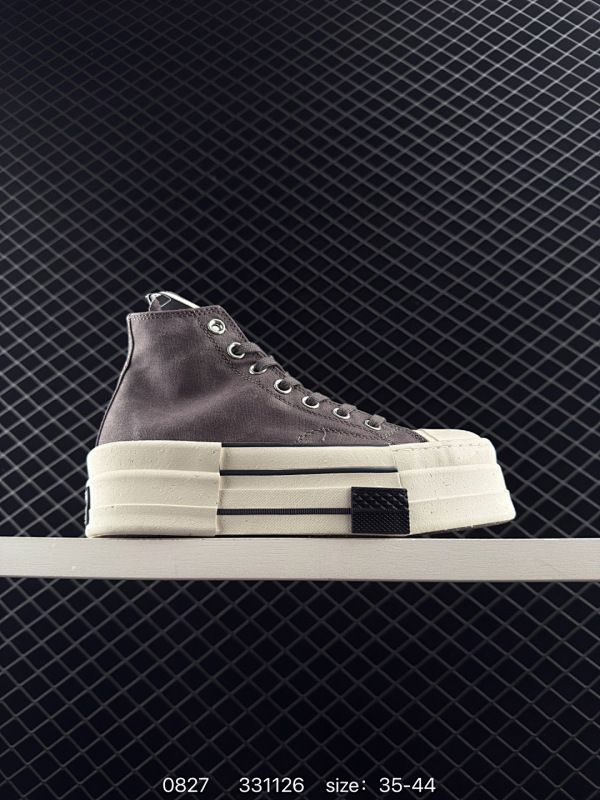 130 匡威Converse Chuck Taylor All Star 匡威复古高帮厚底休闲板鞋  尺码：35 36 36.5 37 37.5 38 39 39.5 40 41 41.5 42 42