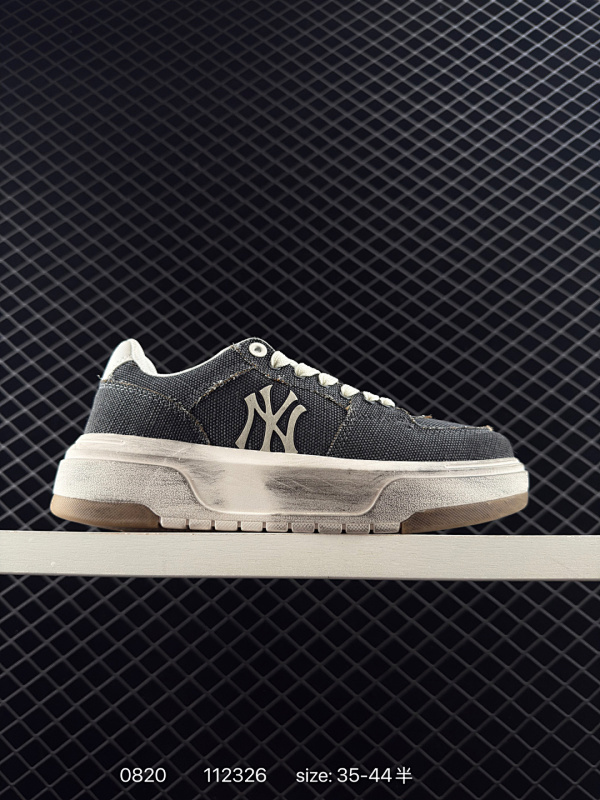 130 真标✅MLB CHUNKY LINER 潮流百搭 厚底增高 舒适休闲鞋 防滑耐磨 低帮 老爹鞋 货号:3ASXV015N 尺码:35.5 36 36.5 37.5 38 38.5 39 40