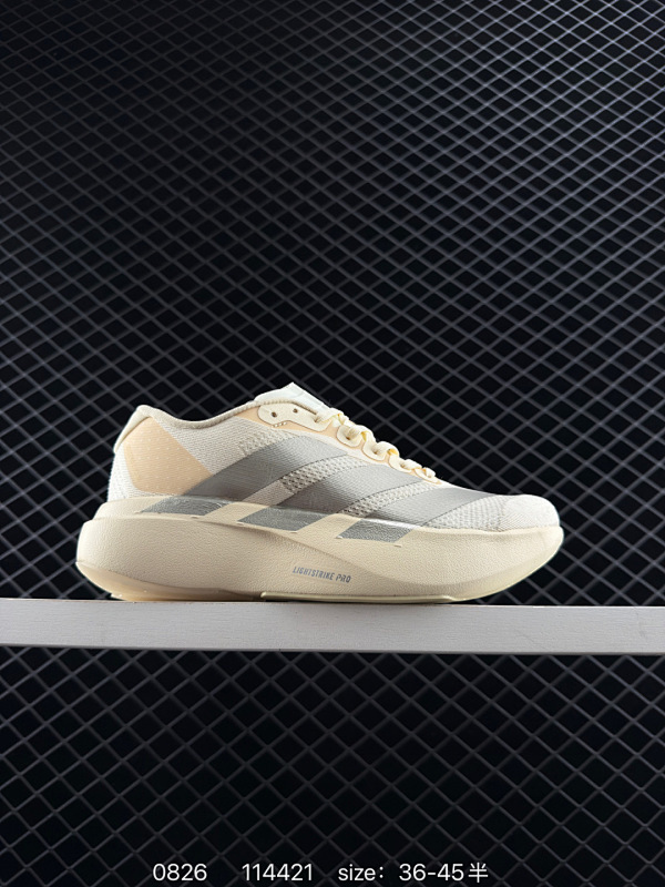 105 真标✅Adidas Adizero Evo SL 阿迪达斯 舒适百搭防滑耐磨 低帮 休闲跑步鞋 货号:JR3419 尺码:36-45 ID:114421