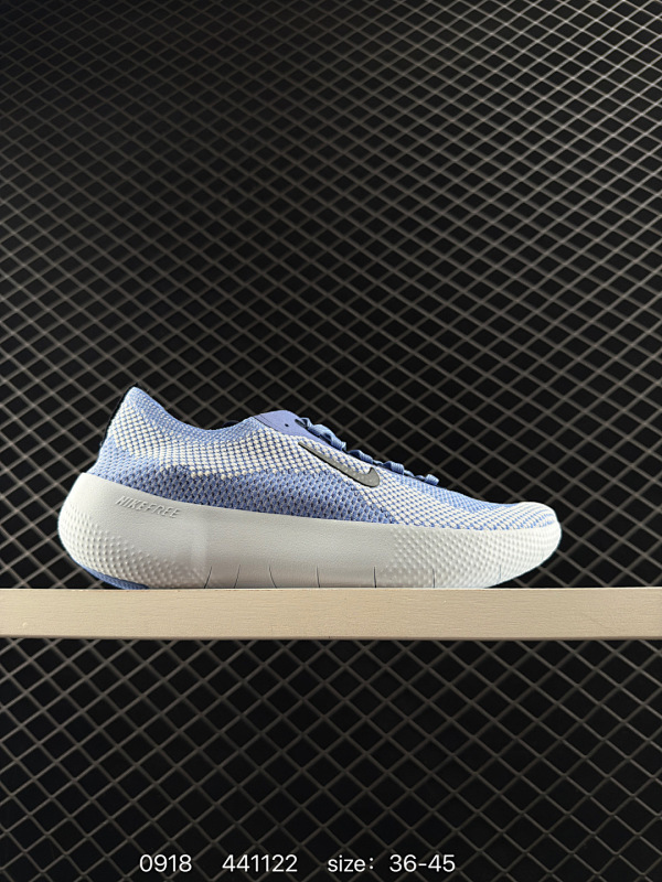 110 NK Free 2025 赤足透气缓震运动跑鞋 官方同步出货飞织鞋面提供出色的弹性和支撑力鞋底融入凹槽设计 塑就柔韧灵活性 令运动自由无拘加厚泡绵中底 柔韧灵活 出色缓震 货号：HF1078