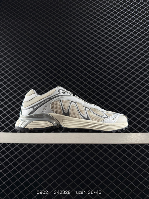 140 公司级✅SALOMON萨洛蒙 XT-WHISPER 时尚 舒适減震防滑耐磨 低帮跑步鞋 鞋面采用SENSIFIT贴合技术 全方位贴合包裹脚型 鞋跟部鞋底牵引设计 提供强大的抓地性能 更适应野外
