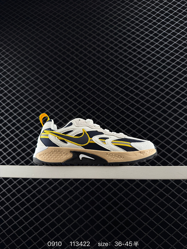 110 公司级✅NIKE JAM 系列舒适时尚防滑耐磨低帮生活休闲鞋 采用鞋面合成皮革与网眼布设计 以便于运动员在霹雳舞运动中的保护和耐穿 中底设计细节采用翻转SWOOSH设计 使得倒立动作时更显帅气