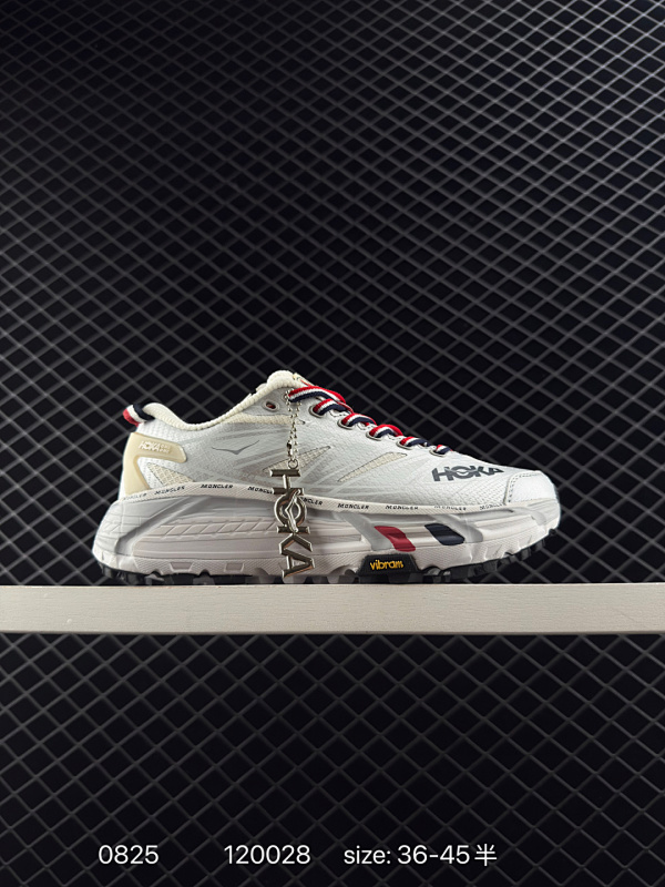 140 K Hoka Mafate Speed 2 超轻厚底轻量山地跑步鞋 原装轻量化材料Fresh Foam 超轻量中底全部用料过3C认证滚动平衡科技减少33%能量消耗 货号：1129992 尺码：