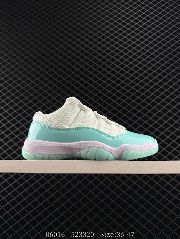 100 公司级✅Nike Air Jordan 11 Retro Low"Concord"AJ11代迈克尔·乔丹 耐克 低帮运动文化篮球鞋 货号：AH7860-103 尺码：36-47