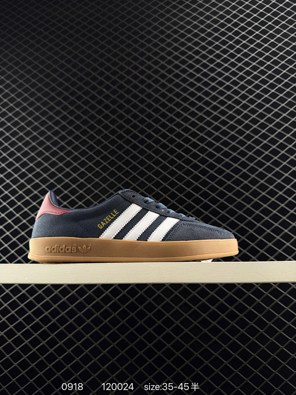 120 阿迪 Adidas Handball Spezial 复古单品 阿迪达斯经典款复古休闲板鞋 #原厂原档案开发出品 皮料切割干净无任何毛边 鞋型细节完美 超高清洁度 货号：JI3522 尺码：