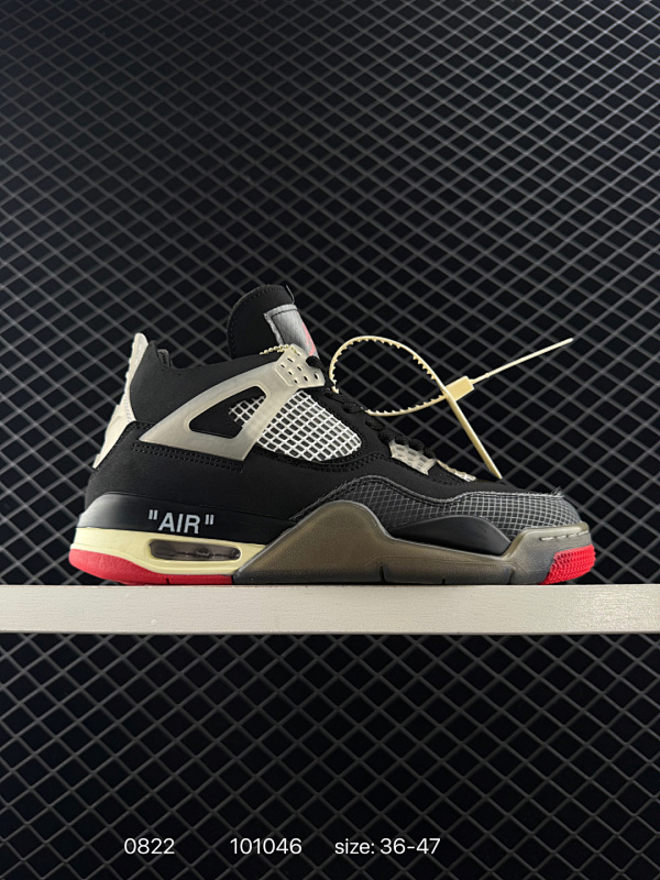 230 Jordan Air Jordan 4 "Bred" 潮流 中帮 高尔夫球鞋 男女同款 黑灰 编码：101046 尺码：如图  详情          ¥ 230