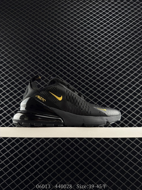 140 公司级✅Nike NIKE AIR MAX 270 耐克 混合科技 透气后掌半气垫慢跑鞋  兼具非凡优质外观和出色穿着体验！性能出众的一双透气鞋面后置半掌气垫运动鞋  货号：AH8050-00
