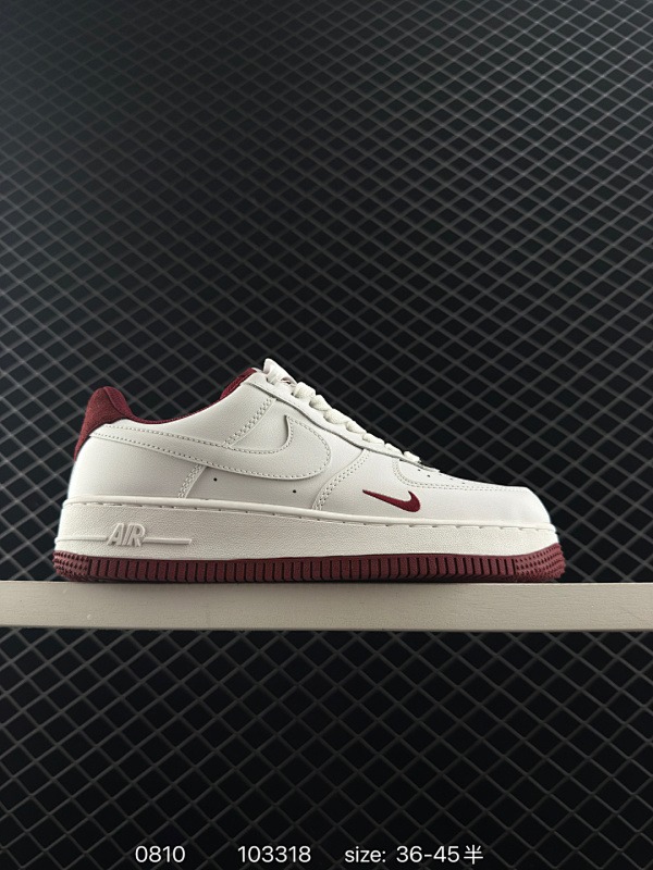 90 Nike/耐克 原楦原纸版数据开发版型，采用硬质荔枝纹牛剖革鞋面材质，内置全掌Air Sole气垫❗耐克Nike Air Force 1’07 Low"Light Armory Blue"空军一