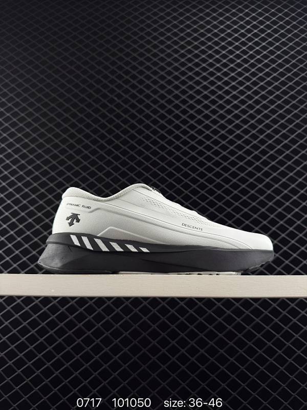 250 公司级✅DESCENTE迪桑特CHRON系列男女同款CHRON复古运动休闲鞋 货号:D4331LSN23 尺码:36 36.5 37 38 38.5 39 40 40.5 41 42 42.5