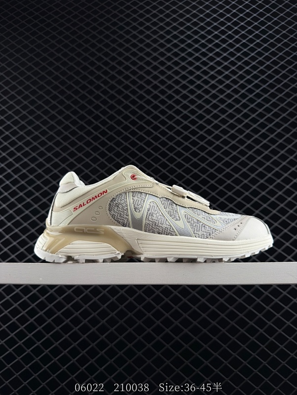 190 公司级✅SALOMON萨洛蒙 XT-WHISPER PANHUI蟠虺 乙巳系列 CNY减震防滑耐磨透气 低帮跑步鞋 男女同款 香草色土灰色火红色  原版开发 纯原外贸平台特供订单   全套原纸