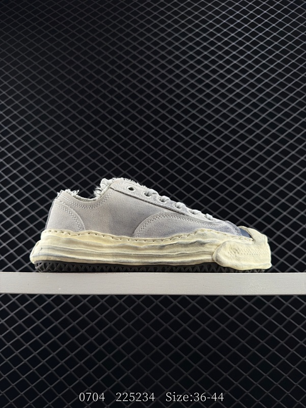 170 BED j.w. FORD x MIHARA YASUHIRO三原康裕 Hank 低帮系带 低帮 时尚板鞋 男女同款 灰色 做旧版 货号：Num. CO9FW708 尺码：36-44 编码：2