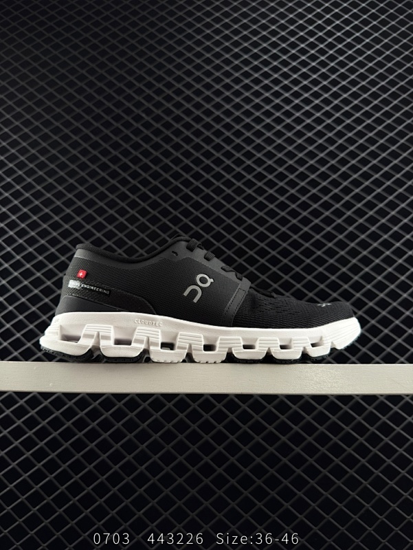 130 【新品】ON昂跑 CLOUD X4 舒适运动 防滑支撑 低帮 训练鞋 昂跑Cloud X4 2025年 蛇年新款运动跑步鞋 三层网眼鞋面： Cloud X 4采用三层网眼结构，确保了优异的