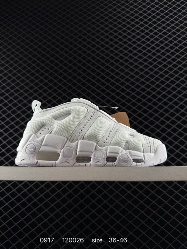 130 耐克 Nike Air More Uptempo ‘96 皮蓬全掌气垫男女子运动鞋厚底增高缓震慢跑鞋 续写 20 世纪 80 年代和 90 年代篮球运动飞速发展的传奇。结合独特品牌标志和可视缓