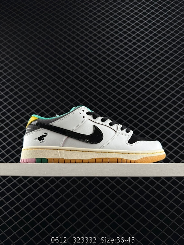 160 公司级✅耐克NIKE DUNK LOW 扣篮系列 复古低帮休闲运动滑板板鞋 采用脚感柔软舒适ZoomAir气垫 有效吸收滑板等极限运动在落地时带来的冲击力 街头运动者们提供更好的保护 货号：H